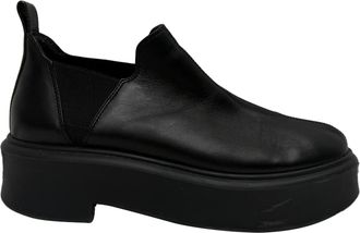 The Row Pre-owned Womens The Row Robin Flatform Ankle Boots in Black Leather - Size EU 39