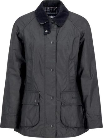 Barbour Dames, Jassen, Zwart, Maat: 2XL Katoen