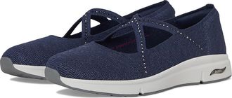 Skechers Martha Stewart Arch Fit Living - Meadow Walk Womens Shoes Navy : 5.5 B - Medium, Textile