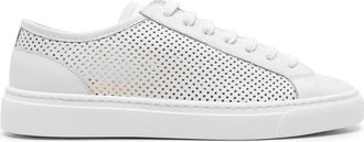 Doucal's Beige Leren Casual Trainers Sneakers - Dames - Sneakers - Beige - 36 EU - Leer - Schoenen