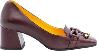 Mara Bini T240-Setavinaccia - Dames - Pumps - Paars - 38 1/2 EU - Leer - Schoenen