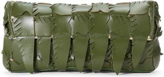 Staud Leaf Leather Clutch at Nordstrom