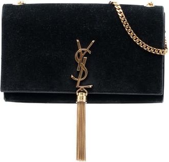 Saint Laurent Pre-owned Saint Laurent Medium Suede Monogram Kate Tassel Crossbody O6128PAGVDHATKYY