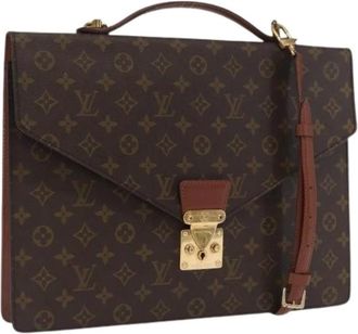Louis Vuitton Pre-owned Handbags, female, Brown, Size: ONE SIZE Pre-owned Vintage Canvas Handbag