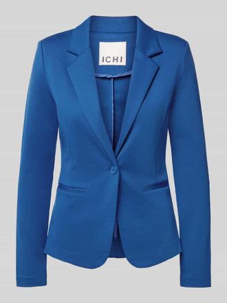 Ichi Blazer mit Reverskragen und Leistentaschen Modell KATE in Blau, Größe XL