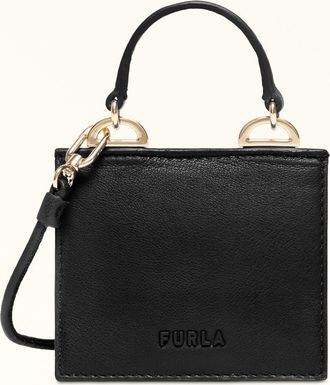 Furla Linea Futura Borsa Mini Nero Nero Pelle Roxy Donna