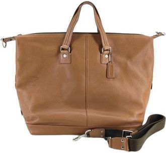 Coach Brown Shoulder Bag Tote Bag (Pre-Owned)