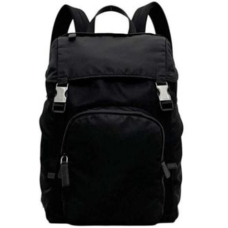 Prada unisex, Pre-owned, Zwart, Maat: ONE Size Nylon