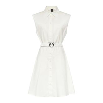 Pinko Mujer, Vestidos, Blanco, Talla: L