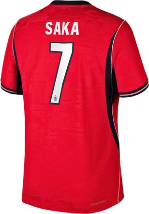 Nike Bukayo Saka England National Team 2026 Match Away Nike Mens Dri-FIT ADV Soccer Jersey in Red | NN203947725-ENG