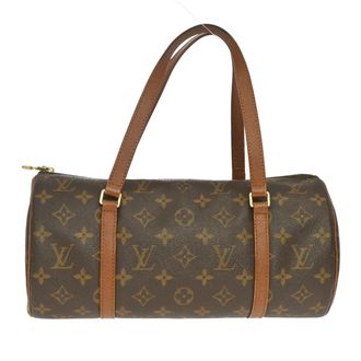 Louis Vuitton Papillon Handbag Monogram Canvas Brown Canvas Handbag (Pre-Owned)
