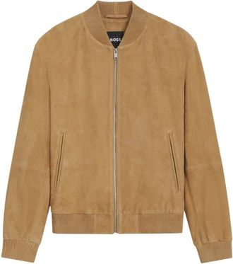 HUGO BOSS Heren, Jassen, Bruin, Maat: 2XL Leer