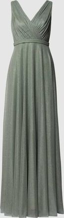 Troyden Collection Abendkleid mit schimmernder Optik in Mint, Gr&ouml;&szlig;e 36
