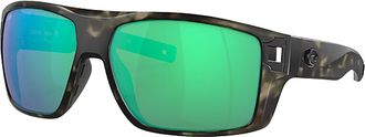 Costa 6S9034 Diego Polarized 903429 Mens Sunglasses Tortoiseshell Size 62