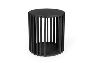 Woodman Beistelltisch »Drum, Breite/Tiefe/Höhe: 53/53/58 cm« Holzfurnier aus Eiche, Sprossen aus massiver Eiche, FSC