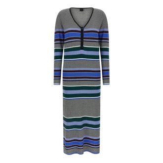 Pinko Maxi Dresses, female, Multicolor, Size: XS Long Bruma Dress