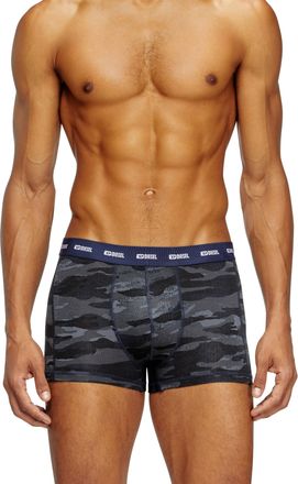 Diesel Three-pack of boxer briefs plain and camo - Trunks - Man - Multicolor