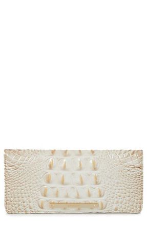 Brahmin Ady Croc Embossed Continental Wallet in Contour at Nordstrom