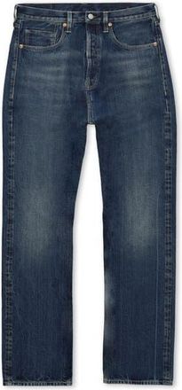 Fortela Unclejohn Japan Selvedge High-Waisted 5-Pocket Denim in Dark Custom Wash at Nordstrom, Size 34 X 29