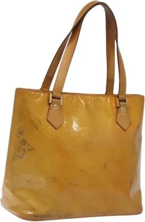 Louis Vuitton Tweedehands leren Louis Vuitton tassen - Dames - Vintage Shopper - Beige - ONE Size - Leer - Vintage