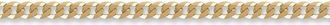 Jewelco London 9ct Gold Flat Curb 4.4mm Chain Bracelet, 7.5 inch - JCN037B