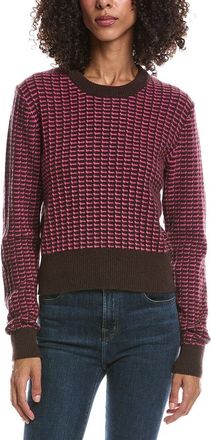 Brodie Ethereal Stitch Crewneck Cashmere Sweater