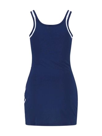 adidas Logo-Striped Tank Dress - Navy