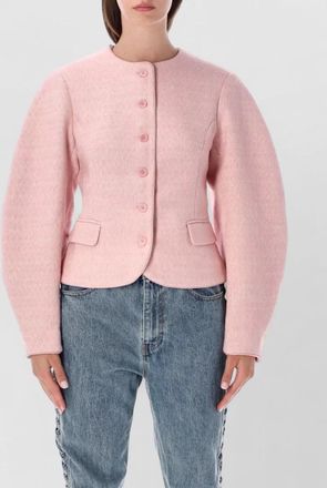 Rotate cocoon-sleeve cape