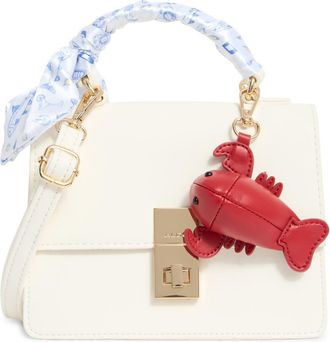 Aldo Bovan Faux Leather Handbag in White at Nordstrom Rack