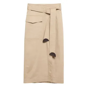 Comma Dames, Rokken, Beige, Maat: S