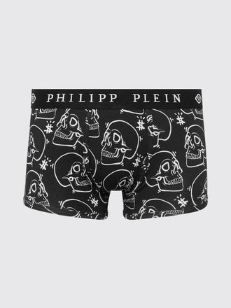 Philipp Plein Boxer in misto cotone stretch stampa skull