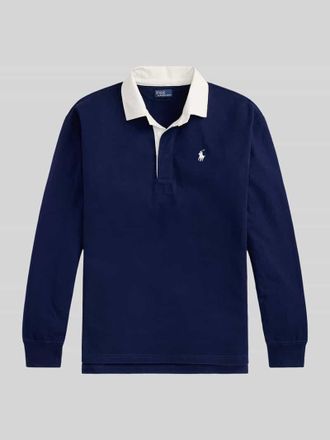 Polo Ralph Lauren Relaxed Fit Rugbyshirt aus reiner Baumwolle in Royal, Gr&ouml;&szlig;e XXL