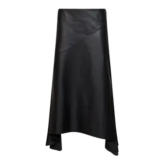 MUGLER Dames, Rokken, Zwart, Maat: S Zijde