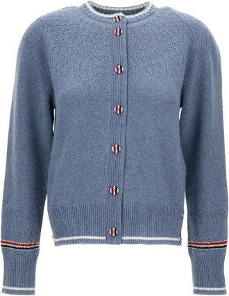 Thom Browne Donna, Maglie, Blu, M, new