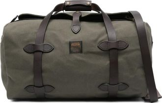 Filson Borsone con orlo in pelle - Verde