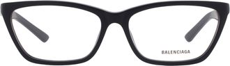 Balenciaga Demo Cat Eye Ladies Eyeglasses BB0406O 001 59