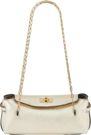 Anya Hindmarch Shoulder Bags, female, Beige, ONE SIZE, Mini Waverley Metallic Leather Shoulder Bag