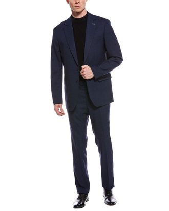 Scotch & Soda 2Pc Windowpane Suit