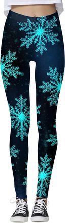 Generic Candy Cane Leggings Women Reindeer Santa Sexy Yoga Pants Striped Ultra Soft Compression Xmas Tights Christmas Costume Snowflake Butt Lifting Seamless 