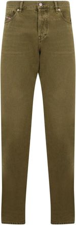 Diesel Slim Fit Jeans - Heren - Slim Fit Jeans - Groen - W36 - Katoen - Jeans