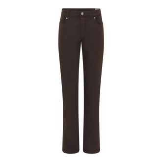 C.Ro Magic fit Flared Broek 6897/525 - Dames - Broeken - Bruin - Maat: 3XL