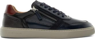 Ambitious Lewis Zip Sneaker - Heren - Sneakers - Blauw - 40 EU - Leer - Schoenen