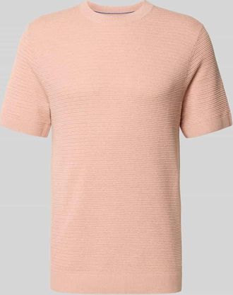Jack & Jones Strickshirt mit Rundhalsausschnitt Modell RILEY in Altrosa, Gr&ouml;&szlig;e XXL