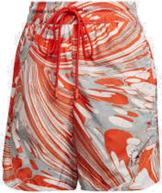adidas (WMNS) adidas by Stella McCartney TruePurpose Printed Training Shorts Asia Sizing Orange White HI6043