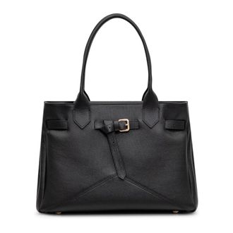 Ballantyne Bolso Tote de Piel con Relieve de Cocodrilo - Bags - Mujer - Negro - ONE SIZE
