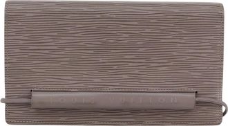 Louis Vuitton Agenda Grey Leather Wallet (Pre-Owned)