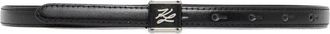 Karl Lagerfeld K/Autograph Riem - Dames - Riemen - Zwart - 75 CM - Leer - Accessoires