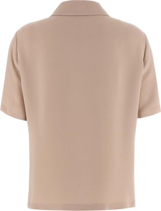 Fendi Silk Polo Shirt - Beige