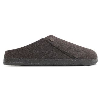 Birkenstock Zermatt Rivet Shearling Wool Unisex Casual Sandals - Mocha - Size:UK 4.5