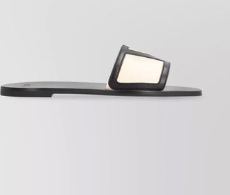 Valentino leather slides